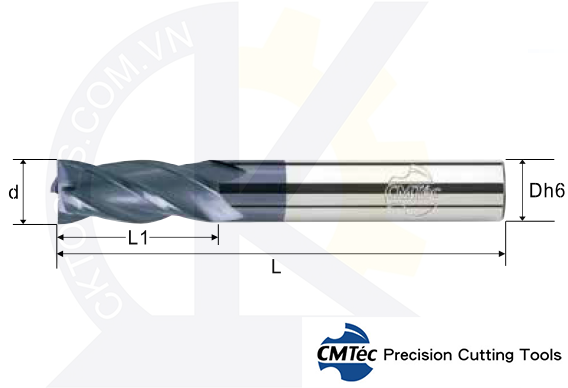 Dao phay CMTec MESS4, Dao phay CMTéc MESS4