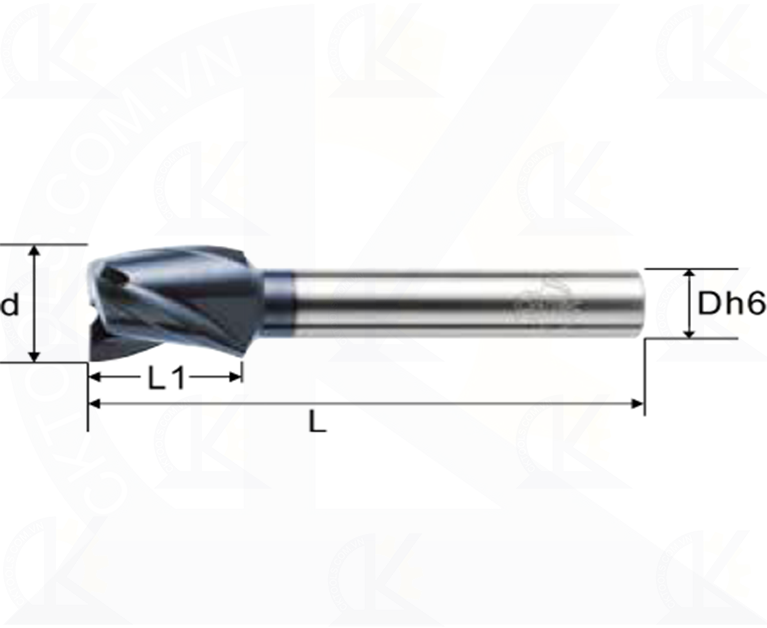 Dao nhấn lỗ bậc CMTec CLES3, Dao nhấn CMTéc CLES3