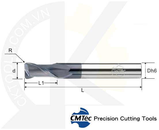 Dao phay CMTec MECRM2, Dao phay thép CMTéc MECRM2